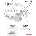  номер детали 37-38 ROTAX MAX выхлоп клапан(лампа) контроль камера Assy