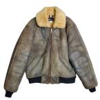 Schott Schott [men1757D] B-6 мутон "куртка пилота" JKT внешний 82-624-86 кожа America производства мужской 40 American Casual AG