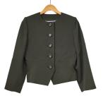 YVES SAINT LAURENT Yves Saint-Laurent [lay0565R] 80~90's юбка выставить M no color жакет шерсть хаки женский CH