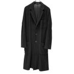 Yohji Yamamoto COSTUME D'HOMME 【men3701I】 18SS 動体裁断パイルコットンドクタージャケット チェスターコート Pour Homme ヨウジオム AR