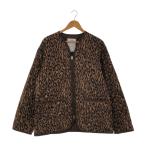 JOHNBULL Johnbull [men4010M] размер L Leopard рисунок стеганое полотно Zip жакет мужской верхняя одежда джемпер JM233L15 полиэстер HC