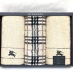  превосходный товар BURBERRY Burberry полотенце для лица 3 шт. комплект хлопок 34×75cm сделано в Японии бежевый в клетку Burberry проверка RLV2624M
