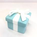 превосходный товар TIFFANY&amp;Co. Tiffany Mini голубой bow box бардачок керамика Tiffany голубой подарочная коробка type RLV2644M