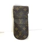  б/у LOUIS VUITTON Louis Vuitton очки кейс M62970ete.i*ryu сеть laba монограмма LV Brown RLV2668M