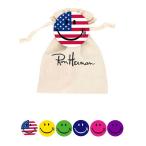 Ron Herman【ロンハーマン】Ron Herman Smile Pin Pack Flag/スマイルロゴ バッジ セット/6こ入【8888719097-flag】