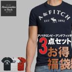 アバクロ 正規品 Abercrombie&Fitch 　Tシャツ 3枚セット福袋 【ad802】