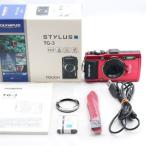 ショッピングデジタルカメラ OLYMPUS デジタルカメラ STYLUS TG-3 Tough レッド 1600万画素CMOS F2.0 15m防水 100kgf耐荷重 GPS+電子コンパス&内蔵Wi-Fi TG-3 RED