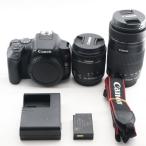 Canon デジタル一眼レフカメラ EOS Kiss X10 ダブルズームキット ブラック EOSKISSX10BK-WKIT