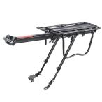 自転車 荷台 最大25kgまで キャリア リア サイクル アルミ製 軽量 サイクリング 後付け リアキャリア 自転車 通勤 通学 バイラック JIDEN671-09