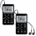 2 шт. комплект карман радио заряжающийся маленький размер USB AM FM широкий FM соответствует память функция блокировка функция легкий портативный радио ходить на работу путешествие предотвращение бедствий мобильный радио POKERAJI