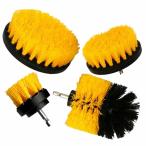 ドリルブラシ スクラブパッド 4点セット パワー スクラバー 掃除 洗車 磨き ドライバー アタッチメント カーペット クリーニング 4-DOBISD