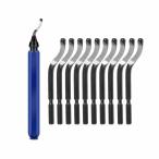  удаление заусенцев вращение Lee ma-12 шт. комплект инструмент маленький размер tool лезвие бритва 360 раз вращение aluminium металлический пластик нержавеющая сталь удаление заусенцев для дрель дыра фаска 12-BALIBAE