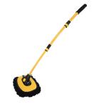 伸縮式 湾曲 洗車 ブラシ モップ 180�