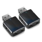 2 шт. комплект Bluetooth5.0 адаптер Ver5.0+EDR ресивер передатчик прием передача один шт. три позиций высококачественный звук слуховай аппарат динамик BLUAAD