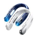 2個セット ネッククーラー 疾風 ファン 冷却プレート 扇風機 首かけ 首掛け扇風機 強力 冷房 ネック バッテリー残量LED 急速充電 羽なし  5DANSENPU