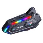 バイク ヘッドセット 2個セット 高音質 ヘルメット装着 イヤホン スマホ 電話 ハンズフリー 音楽 Bluetooth5.3搭載 Hi-Fi高音質 IPX67 防水 防塵 音声COCOMOTO