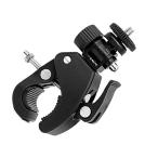 2個セット バイク 自転車用 カメラホルダー 動画撮影 カメラスタンド ドライブレコーダー バイク 自転車 ハンドル GoPro デジカメ 二輪車 HOHOKA