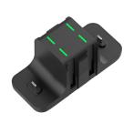 switch コントローラー スイッチ 充電スタンド Joy-Con 4台 タイプC2台 同時充電 充電 スタンド USB 収納 ワイヤレス スイッチ 周辺機器 コントローラー A4230C