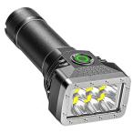 LED свет заряжающийся маленький размер ручной фонарь мигающий свет высокая яркость USB 4. лампочка-индикатор режим ночь рыбалка альпинизм уличный ходьба прогулка бег SHARKLIGHT