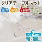 テーブルマット 透明 テーブルクロス 撥水 デスクマット クリア クリアマット テーブル テーブルカバー ビニール デスククロス デスクカバー 耐熱