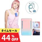 ブラックフライデー 首掛けファン+スマホンストラップ 2台セット ハンディファン 羽なし クリップ 卓上 静音 ネックファン 超軽量 子供 安全 90日保証付き