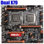 X79 デュアル cpu マザーボードデュアル lga 2011 マザーボード DDR3 reg ecc USB3.0