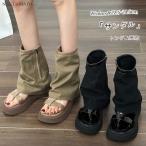 ショッピングブーツサンダル ブーツサンダル レディース サンダル 厚底 サマーサンダル フラット ストラップ サイドジップ 履きやすい 歩きやすい おしゃれ 美脚 可愛い 大人 カジュアル