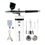 エアブラシ 充電式 エアーブラシ コンプレッサー ハンドピース プラモデル ネイル ガンダムマーカー 0.3mm krs1