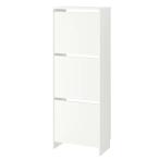 IKEA イケア  BISSA ビッサ 靴収納用キャビネット 3コンパートメント 49x28x135 cm