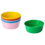 IKEA Ikea KALAS цвет s миска 6 шт. комплект 12cm детский посуда Kids посуда Mix цвет трещина трудно пластик 