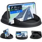 JunDa スマホ車載ホルダー 粘着ゲル吸盤 ダッシュボード適用 スマホスタンド 片