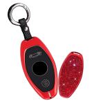 【並行輸入品】ontto クリスタルカーキーカバー マクラーレン720S 570S 600LT 540C 570GTカーアクセサリー用, レッド