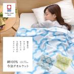 タオルケット 今治タオルケット 綿100%  今治タオルの産地で丁寧に作られたタオルケット ガーゼケット派の方にもお試し下さい 日本製