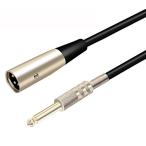 invavo マイクケーブル XLR-M（オス端子）マイクケーブル キャノン変換ケーブル