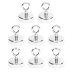  супер мощный Neo Jim магнит крюк магнит крюк кухня . вращение крепкий место хранения офис вход склад орнамент . диаметр 25mm 8 шт. комплект 