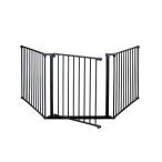 ショッピングベビーサークル ベビーダン ハースゲート L ブラック 56806 黒 薪ストーブ 暖炉 ベビーサークル 扉 ドア ゲート 安全柵