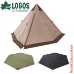 ロゴス Tradcanvas VポールTepee400セット-BB 71208009 テント タープ  キャンプ用品