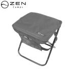 ゼンキャンプス  クイックシット チェア 4K-WP0H-G207 アウトドア キャンプ ブラック