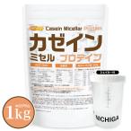 ＜シェイカー セット＞ カゼイン ミセル プロテイン 1ｋｇ Casein Protein 無添加・プレーン味 [02] NICHIGA(ニチガ)