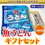 日南市漁協女性部が農林水産大臣賞を受賞した魚うどん　お歳暮に　魚うどん5食分とおまけ付ギフトセットB 贈りものギフトに　日南市漁協女性部　保存料不使用