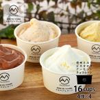 信州牛乳のミルクジェラート 4種 16個セット 信州ミルク味 ピスタチオ味 アーモンド味 チョコレート味 ギフトBOX対応可 母の日
