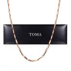 TOMA 6M 男性 磁気ネックレス ピンクゴールド ゲルマニウム 国内送料無料  保証書（ギャランティーカード）付き