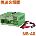 日動工業 急速充電器 セルスターター付き セルスタート 屋内型 AC100V 40A NB-40 農機具 自動車 送料無料