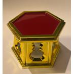 六角仏器台　背短　中