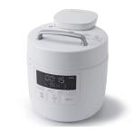 自動減圧機能付き電気圧力鍋 おうちシェフ PRO SP-2DM251 ホワイト ステンレス鋼 (容量2.4L, ホワイト) シロカ