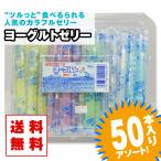 ショッピングぽっきり 【 送料無料 / ゆうパケット便 】  ヨーグルトゼリー（50本入）駄菓子 お菓子 まとめ買い 景品 縁日 お祭り つめあわせ おやつ ぽっきり 坂製菓