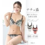 ブラジャー ＆ ショーツ セット 大きい サイズ 下着 女性 上下セット ブラセット B85 - F100[メール便不可]