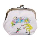 おさるのジョージ がま口 アイボリー LIC-0336(激安メガセール！)