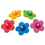 Yahoo! Yahoo!ショッピング(ヤフー ショッピング)こま 4歳 5歳 6歳 木のおもちゃ　花こま　誕生日プレゼント 男の子 女の子