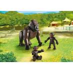 ごっこ遊び 人形　プレイモービル　動物園シリーズ ゴリラの親子
